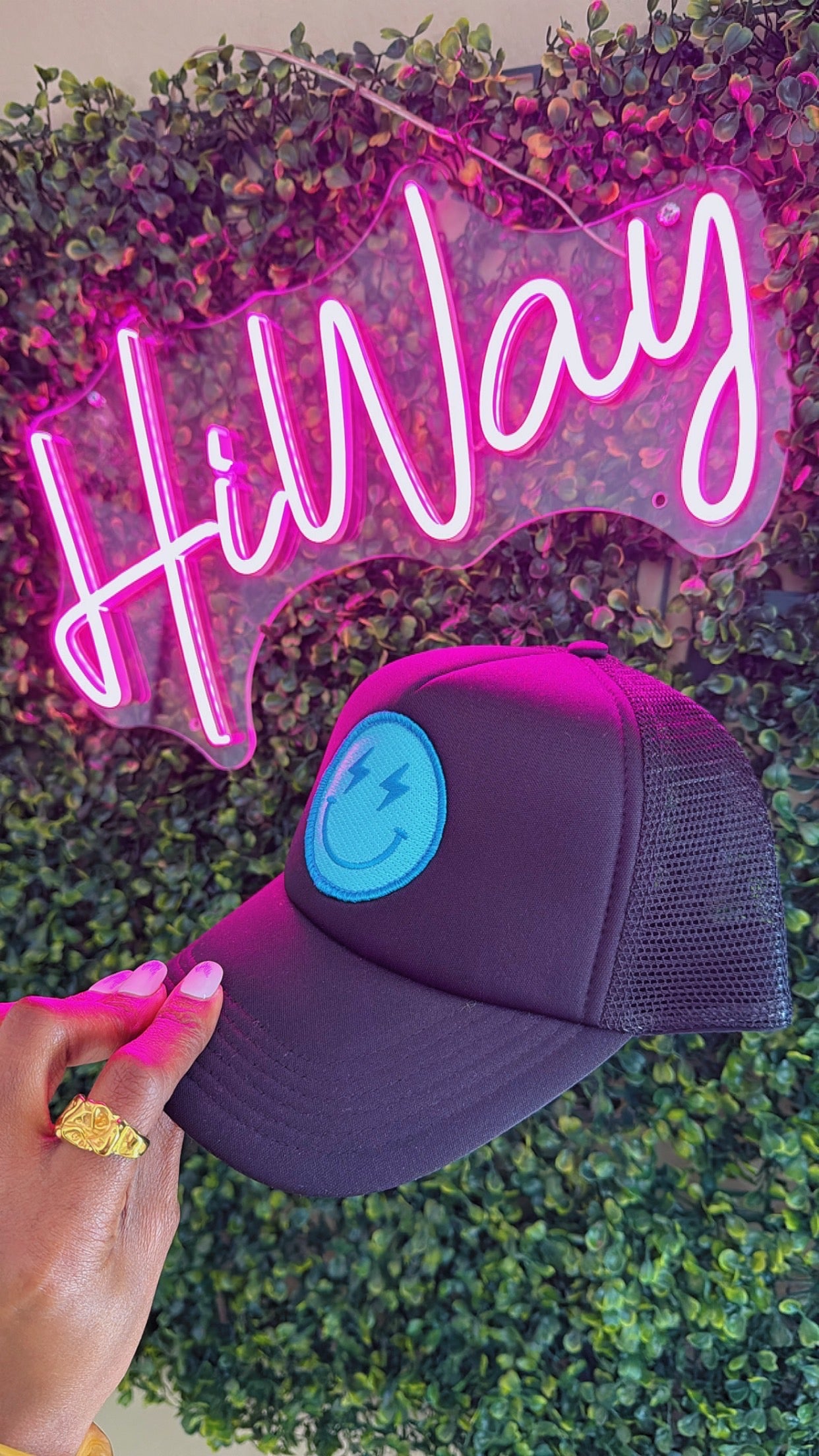 Electric Smile Trucker Hat