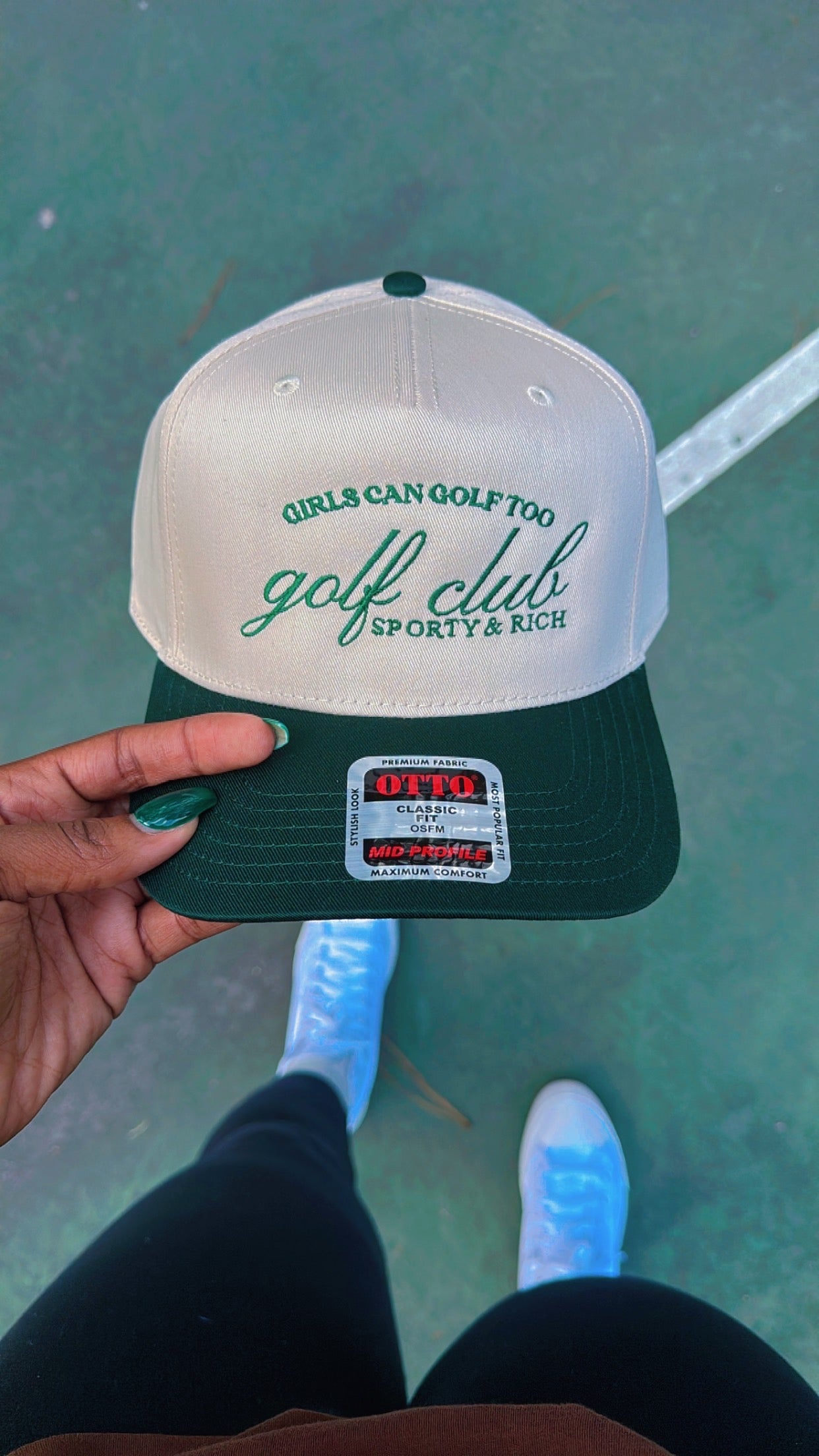 Girls Can Golf Too Trucker Hat
