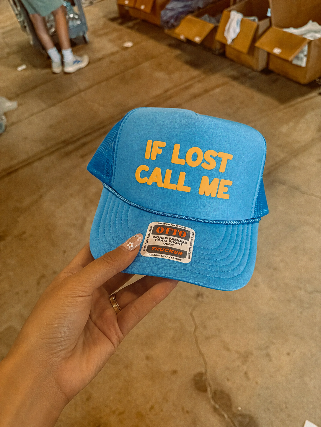 If Lost Call Me Trucker Hat