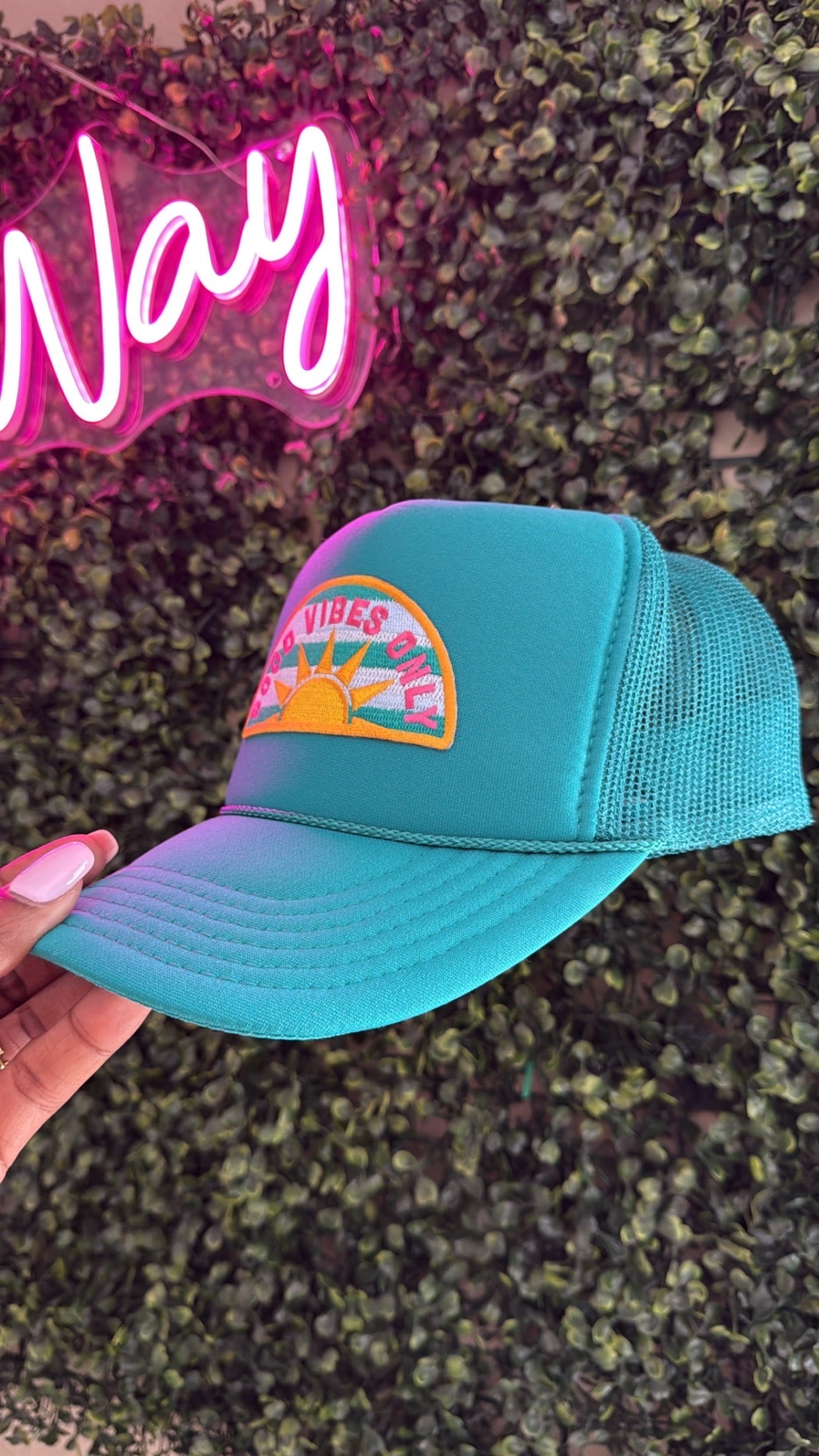 Good Vibes Only Trucker Hat