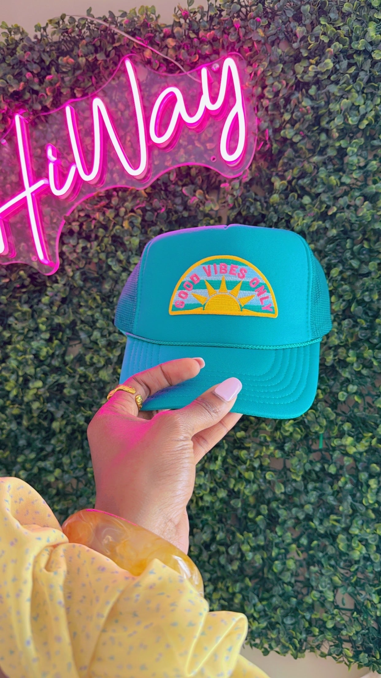 Good Vibes Only Trucker Hat