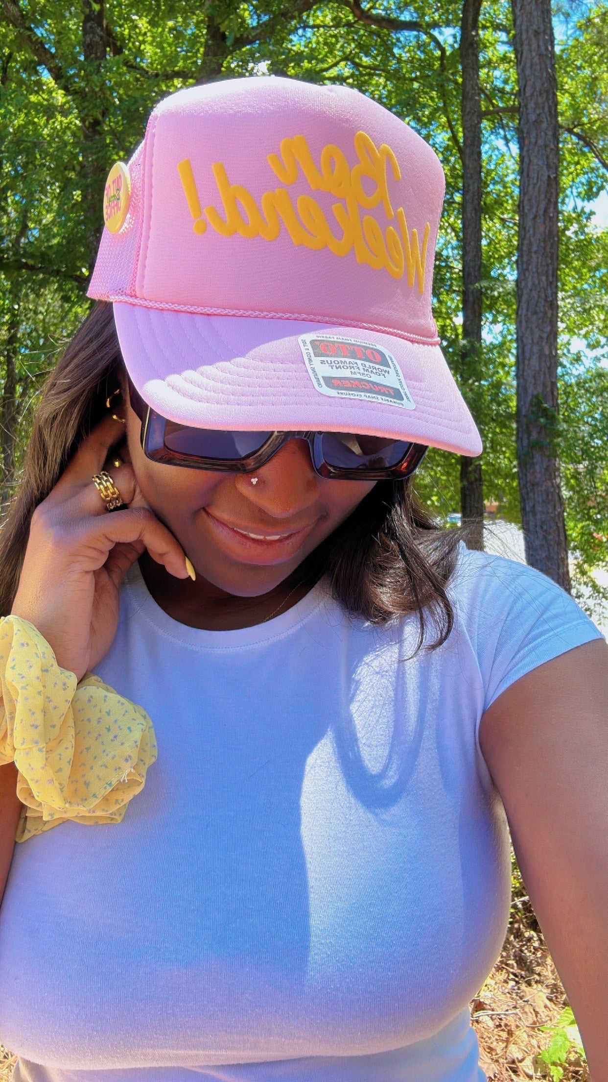 Bon Weekend! Trucker Hat