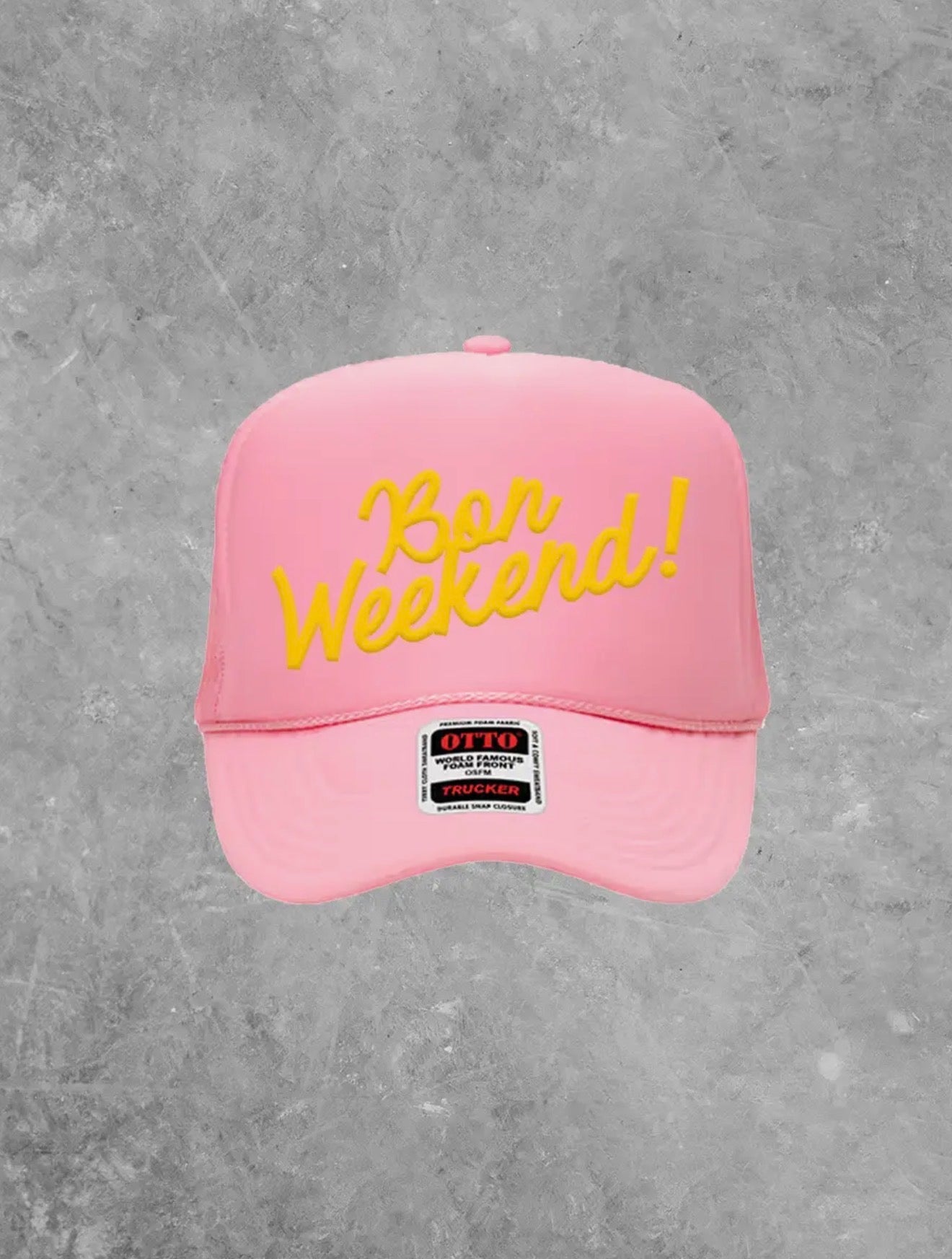 Bon Weekend! Trucker Hat