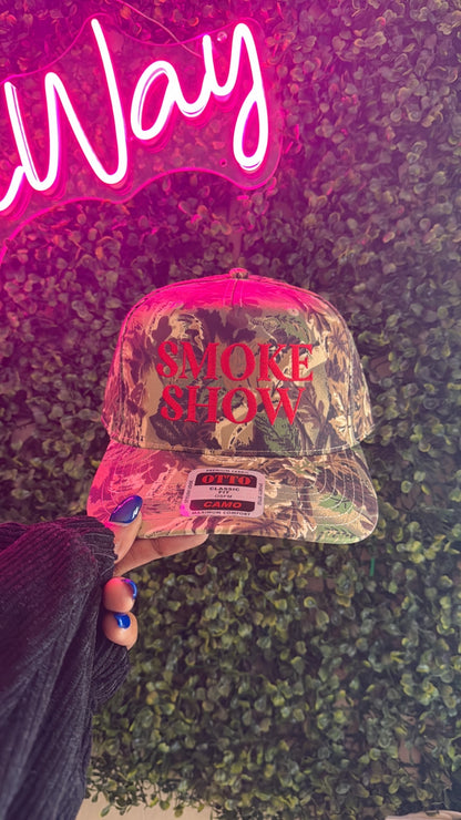 Smoke Show Camo Trucker Hat
