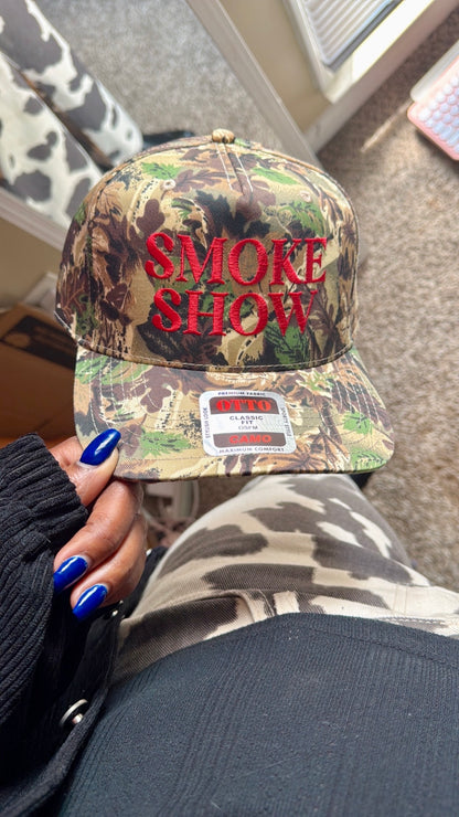 Smoke Show Camo Trucker Hat
