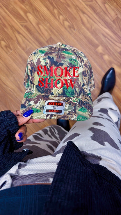 Smoke Show Camo Trucker Hat