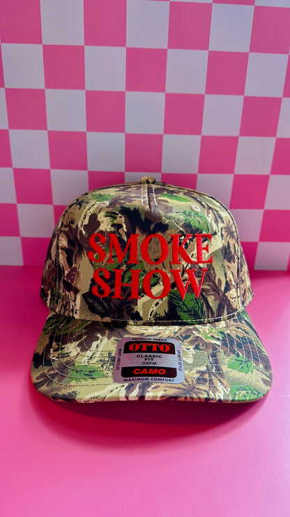 Smoke Show Camo Trucker Hat