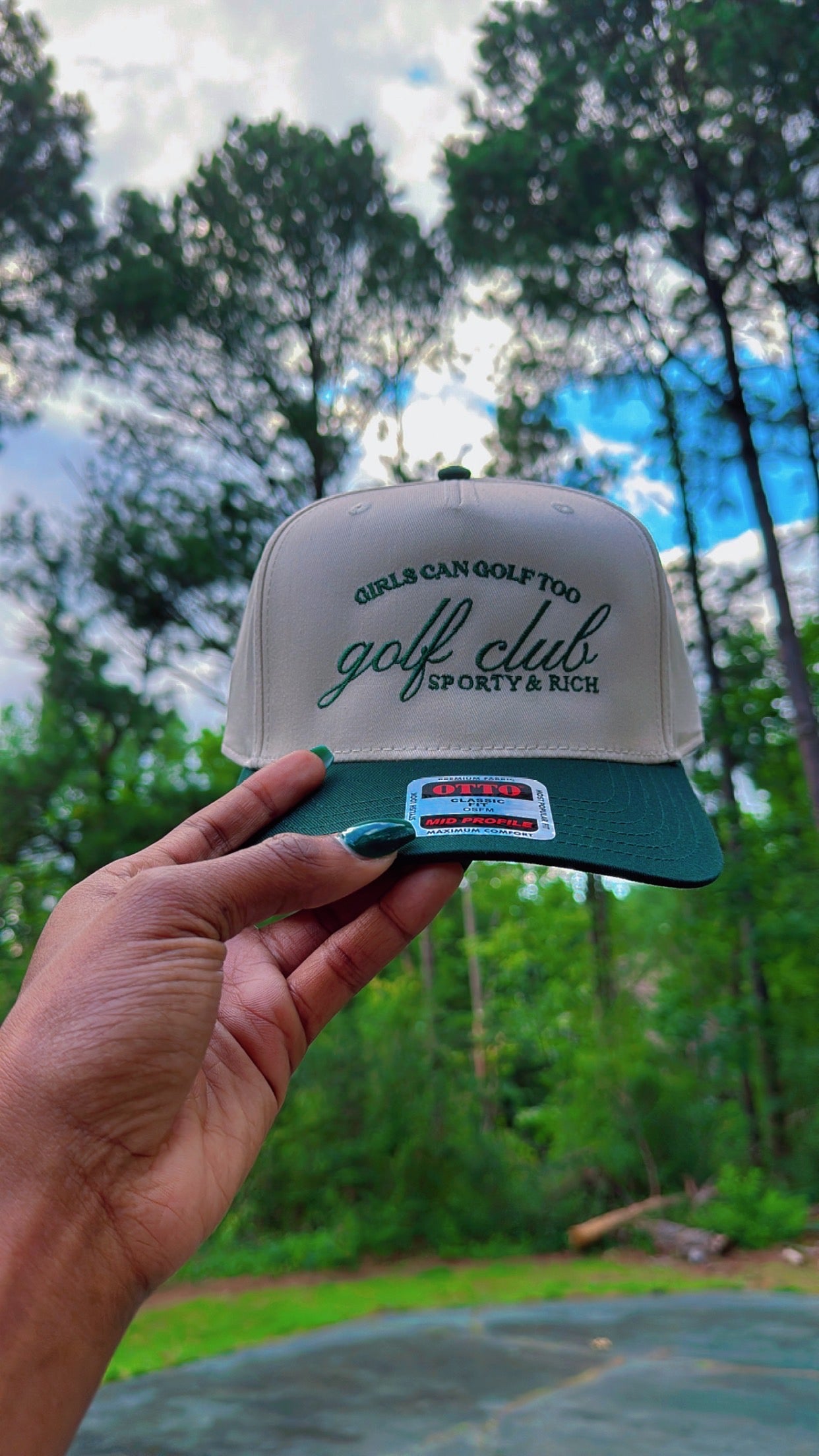 Girls Can Golf Too Trucker Hat
