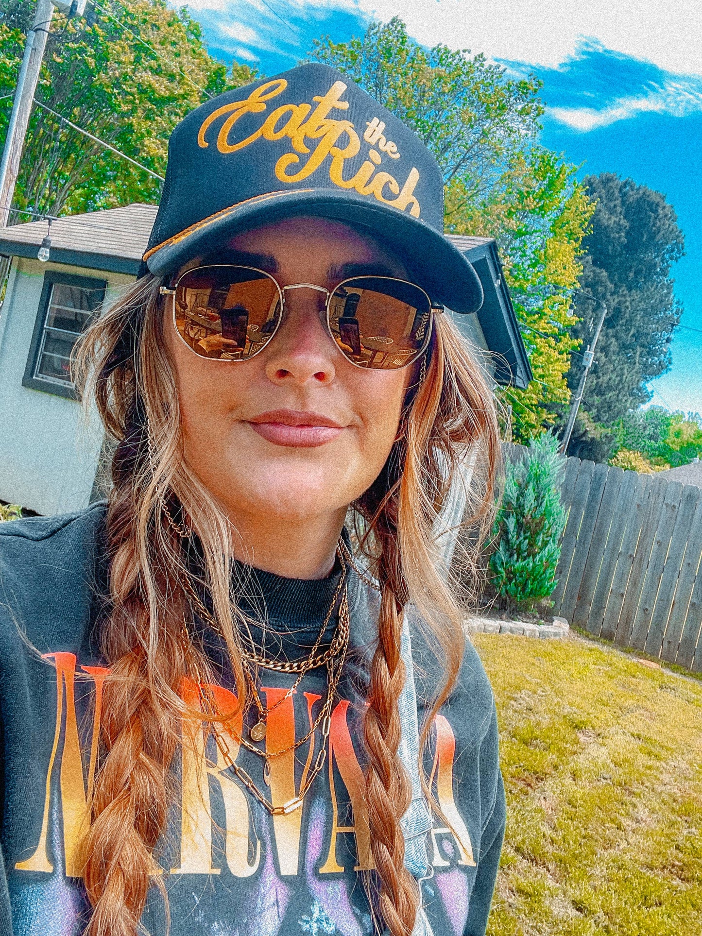 Eat The Rich, Western Trucker Hat