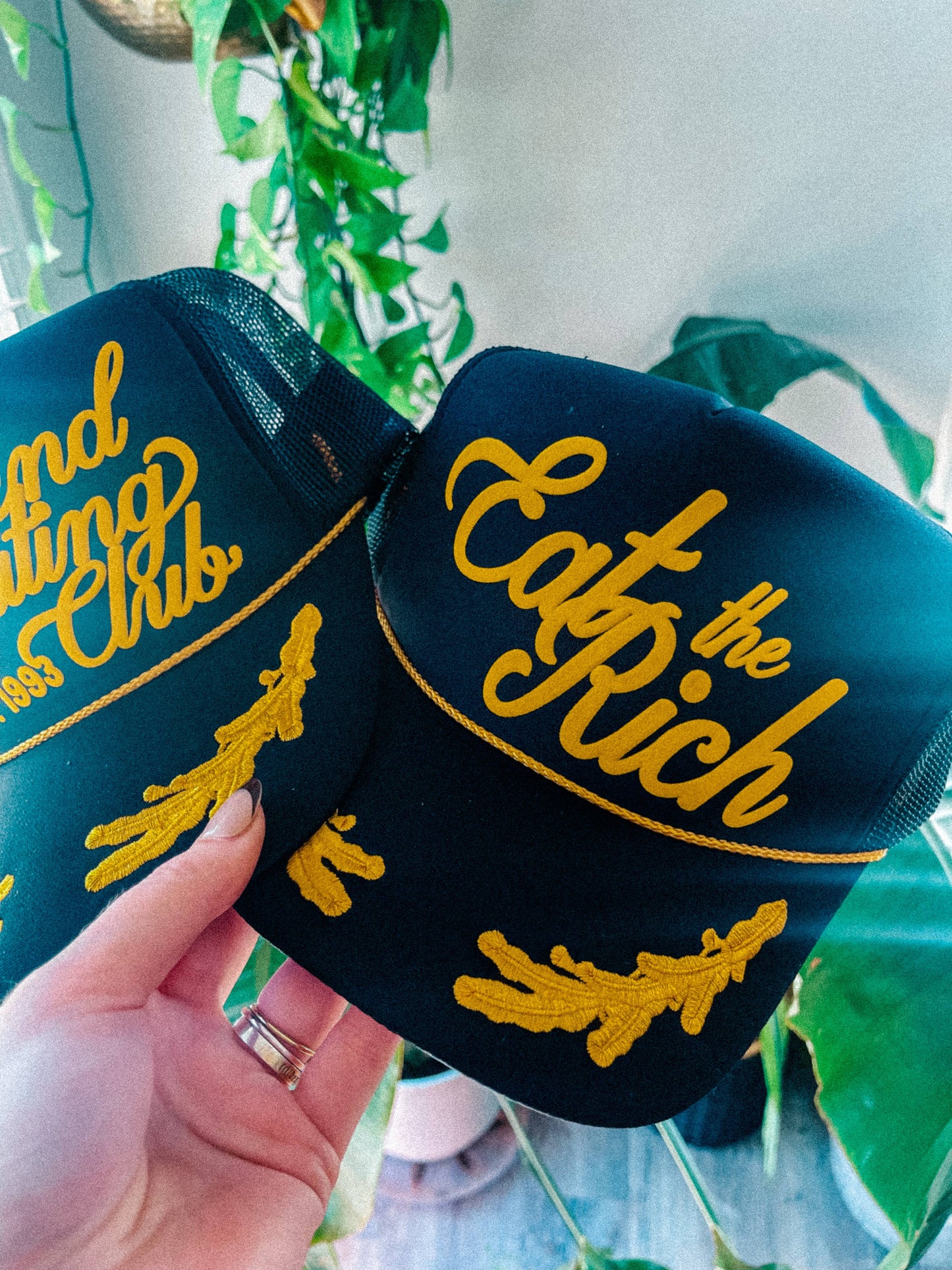 Eat The Rich, Western Trucker Hat