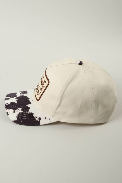 Howdy Darlin' Embroidered Patch Animal Print Trucker Hat